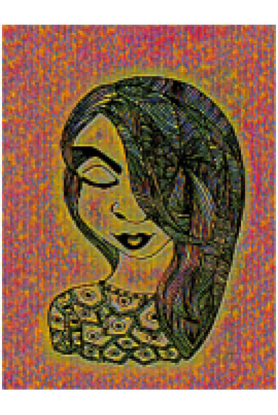 Shyness is a jewel that I adorn - White Frame Shyness is a jewel that I adorn - White Frame